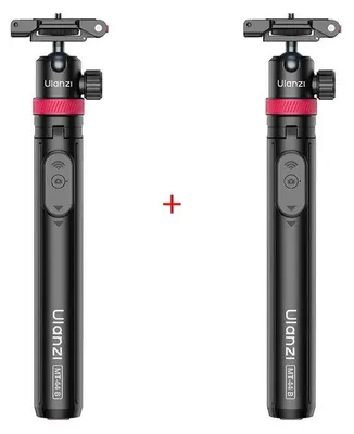 Produktbild von Selfie-Stick-Stativ, maximale Länge 1,5 m, kabellose Fernbedienung, 2 Stück