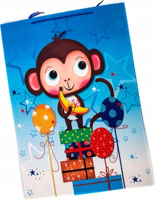 Produktbild von XXL Geschenktüte Kinder 51x72cm - Große Papiertragetasche Geburtstag Geschenk
