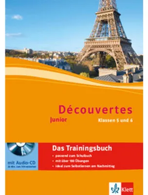 Obrázok produktu pre Découvertes Junior. Das Trainingsbuch mit Audio-CD. Klasse 5 und 6