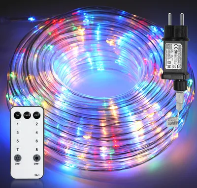 Zdjęcie produktu dla TolleTour – taśma świetlna LED do wnętrz i na zewnątrz, dekoracja ślubna, łańcuch świetlny, taśma świetlna, kolorowa, 20 m