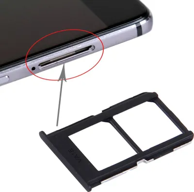 Produktbild von Für ONEPlus 3 Sim Karten Halter Sim Tray Sim Schlitten Sim Holder Schwarz Neu