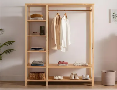 Image de Meubles d'entrée haut de gamme Designer Porte-manteaux en bois Porte-manteaux