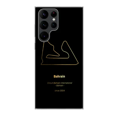 Produktbild von MuchoWow® Handyhülle Schutzhülle Hülle für Samsung Galaxy S22 Ultra Bahrain - Formel 1 - Rennstrecke Silikon Softcase Handy Hülle - Abbildung