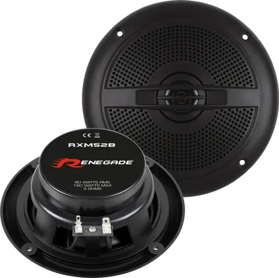 Obrázek produktu pro Renegade RXM52B, 2-way, 160 W, 80 W, 3 ohm, 80 - 20000 Hz, Polypropylen