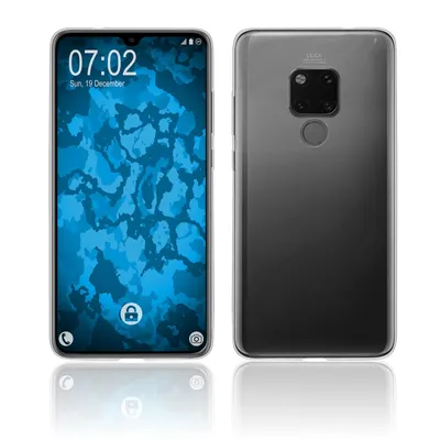 Produktbild von PhoneNatic Case kompatibel mit Huawei Mate 20 - Crystal Clear Silikon Hülle transparent Cover