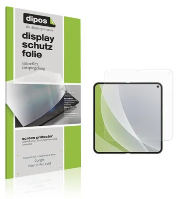 Zdjęcie produktu dla 4 folie ochronne na zewnętrzną część Google Pixel 11 Pro Fold, matowe, do ochrony ekranu. Folia ochronna do wyświetlacza, dipos
