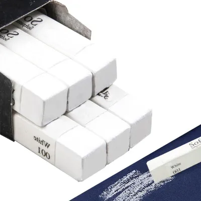 Produktbild von Weiche Pastellkreide Set 6 Stück Quadratisch Ungiftig für Anfänger & Profis