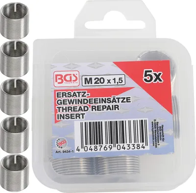 Obrázok produktu pre BGS technic Replacement Thread Inserts, 80 g