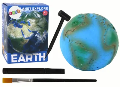 Produktbild von LEAN Toys 16536 Der kleine Archäologe, Lernset „Ausgrabungen auf dem Planeten Erde“