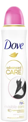 Produktbild von Dove Deo-Spray – 150 ml „Invisible Care“ mit Wasserlilien- und Rosenduft