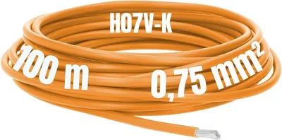 Productafbeelding van LAPP 4160209, meeraderige kabel, Multi-Standard SC 2.1, 1 x 0.75 mm², oranje, 100 meter (4160209)