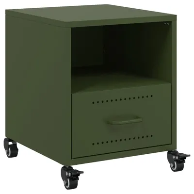 Immagine prodotto di Comodino Verde Oliva 36x39x43,5 cm in Acciaio