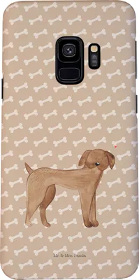 Produktbild von Mr. & Mrs. Panda Samsung Galaxy S9 Handyhülle Hund Dogge - Hundeglück - Geschenk, Smartphone Hülle, Deutsche, Cover, Handy Case, Schutzhülle, Herz, Sprüche, Süß, Hunde