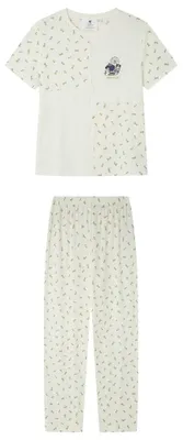 Productafbeelding van Women'secret damespyjama met korte mouwen en lange broek, collectie met meerdere licenties