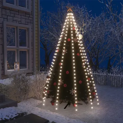 Zdjęcie produktu dla Maison Exclusive - Siatka lampek choinkowych, 300 zimnych białych diod LED, 300 cm