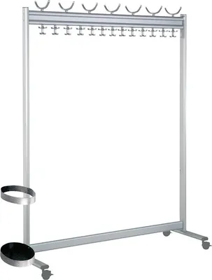 Produktbild von kerkmann Reihengarderobe Kleiderständer Multiline Aluminium 14 Hut- und 52 Mantelhaken  keine Option