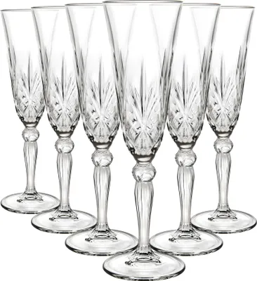 Immagine prodotto di RCR Set 6 Calice Vetro Melodia Flut 17Cl