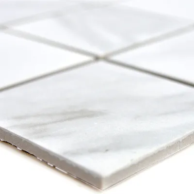 Produktbild von Keramik Mosaikfliesen Zyrus Carrara Quadrat 73