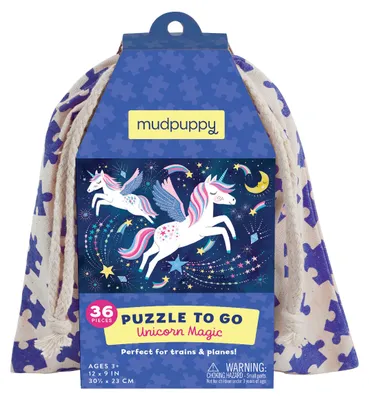 Zdjęcie produktu dla Mudpuppy Reisepuzzle – Die Magie des Einhorns (36 Teile)