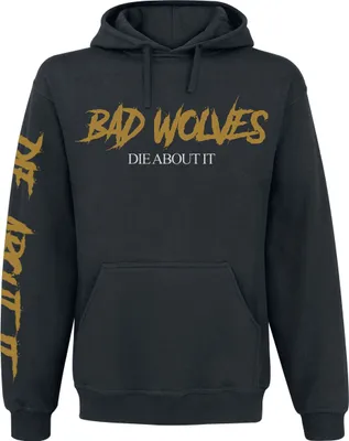 Produktbild von Bad Wolves Kapuzenpullover Herren Die About It Hoodie schwarz XL