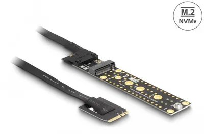 Image de DELOCK Carte Riser NVMe M.2 clé A+E mâle vers slot clé M