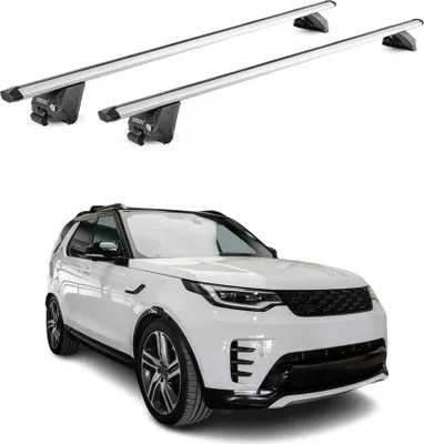 Image de Barres de toit transversales ABE pour Land Rover Discovery Velar 2017-2025 Gris