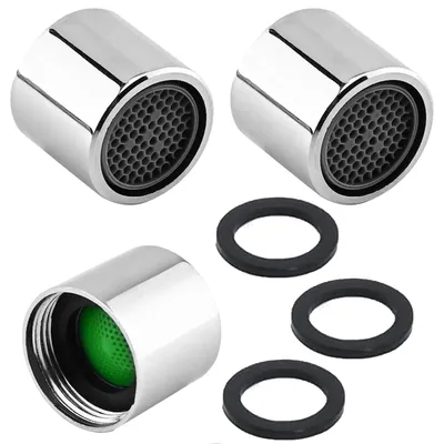 Productafbeelding van Kraanbeluchter - Straalregelaar - M18 - 18 mm schroefdraad - Set van 3 stuks