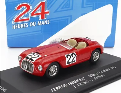 Produktbild von FERRARI 166M #22 Sieger 24h von Le Mans 1949 L.CHINETTI / L.SELDSON, IXOLM1949, Maßstab1/43, IXOMODELS