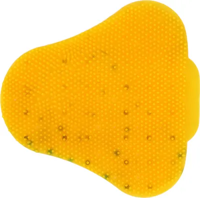 Image de Tapis pour urinoir, pare-éclaboussures triangulaire, boule parfumée, tamis pour urinoir, tapis désodorisant pour toilettes pour hommes, orange
