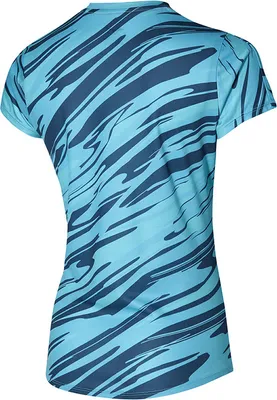 Zdjęcie produktu dla Damska koszulka sportowa Mizuno Core, niebieska, rozmiar XL