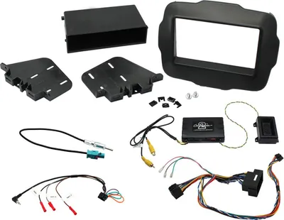 Produktbild von CTKJP01 | Jeep Renegade ab 2015 Radioblende, Lenkradinterface, Antennenadapter