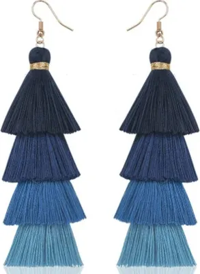 Immagine prodotto di Orecchini Quasten Blu - Accessorio Colorato e Vivace KP32603