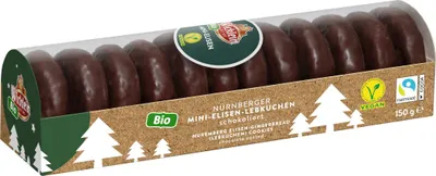Zdjęcie produktu dla Wicklein Organic Mini pierniczki w czekoladzie opakowanie wegańskie 150g