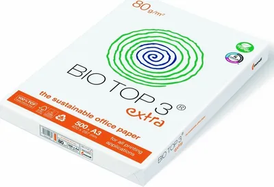 Produktbild von Mondi  Top3 Papier A3 80g/m? 500 Blatt (BIO380)