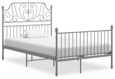 Obrázek produktu pro vidaXL Postelový rošt Grey Metal 120x200 cm