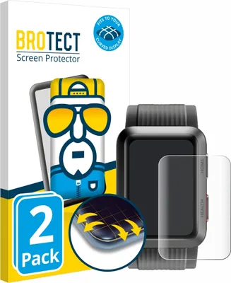 Produktbild von 2x BROTECT Fullscreen Schutzfolie für Huawei Watch D Displayschutz Folie Fullcover Klar Transparent