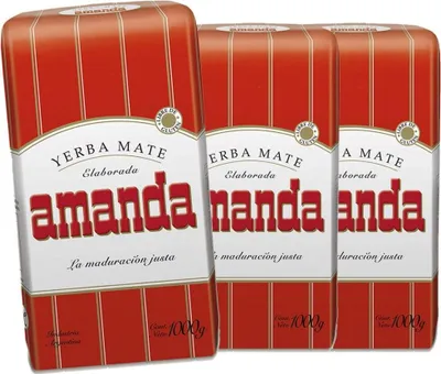 Produktbild von AMANDA  Mate-Tee- 3er Sparpack- Yerba Mate 3x1kg