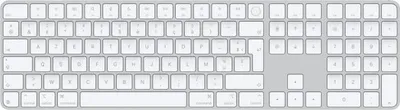 Produktbild von Magic Keyboard mit Touch ID und Ziffernblock, Apple Silicon, Französisch, Weiße Tasten