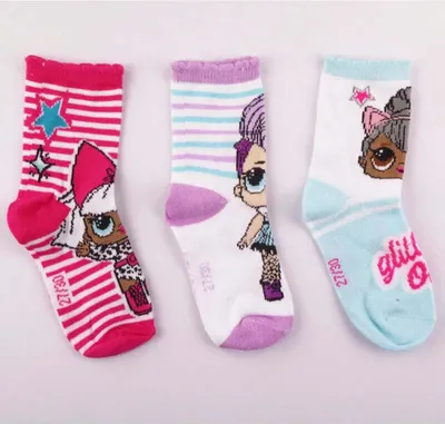 Produktbild von LOL Surprise Mädchen Sneaker Socken 3er Pack – 27/30