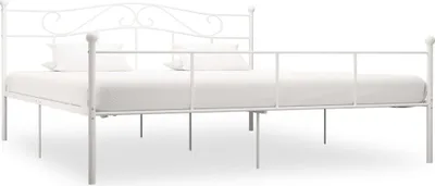 Produktbild von Bettgestell Weiß Metall 180×200 cm