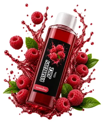 Produktbild von BubbleJoy Sirup Himbeere 100 ml Fruchtsirup für Bubble Tea