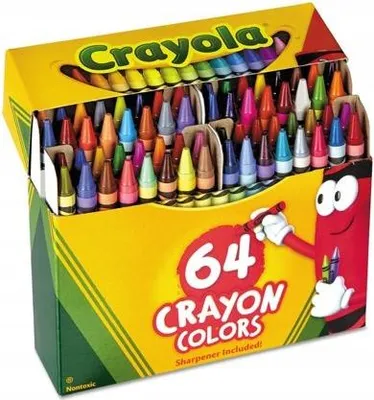 Obrázok produktu pre Voskové pastelky 64 farieb Crayola