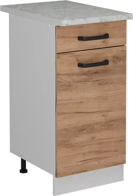 Immagine prodotto di Mobiletto base per cucina Vicco R-Line Rovere dorato 40 cm PL Marmo, Model 52249