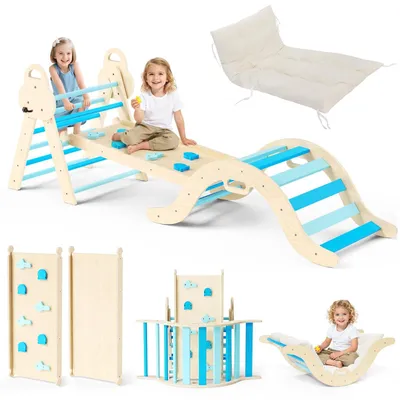 Produktbild von Montessori Kletterrahmen für Kleinkinder, 7-in-1 Spielset