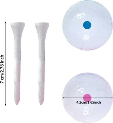 Immagine prodotto di Set di palline esplosive con palline rivelatrici di genere, idee per bambini o bambine, tra cui 1 rosa e 2 blu con tee in legno