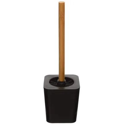 Immagine prodotto di 5five Simply Smart WC-Bürste Natureo, Kunststoff, Bambus, Schwarz, 38 cm, 140750N