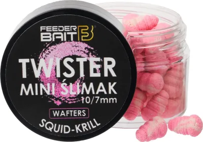 Produktbild von Wafters Feeder Bait Twister Mini Schnecke 10/7mm - Tintenfisch/Krill