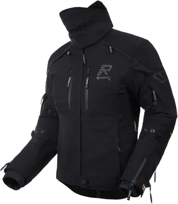 Produktbild von Rukka Flexorina wasserdichte Damen-Motorrad-Textiljacke, schwarz/grau, 40