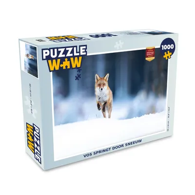 Obrázek produktu pro MuchoWow MuchoWow® Puzzle 1000 ks Liška - Sníh - Zima