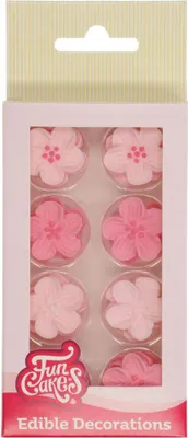 Produktbild von FunCakes Zuckerdekoration Blume Mix Rosa Set/24
